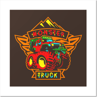 Monster Truck Posters and Art